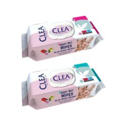 Aquella Clea baby törlőkendő 72db Vitamin E,B