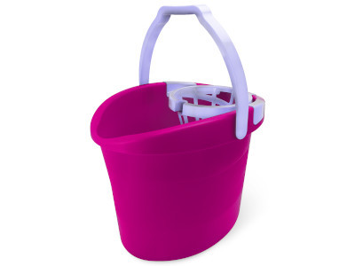 Bonus felmosóvödör+csavaró 18L  pink-orgona B634