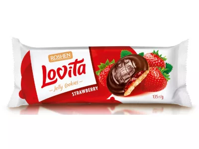 Lovita Piskótatallér 135g Epres