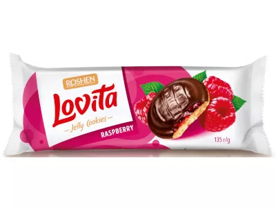 Lovita Piskótatallér 135g Málnás