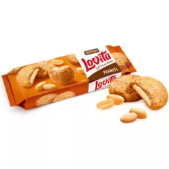   Lovita Soft Cream Cookies 127g Földimogyorókrémes teasütemény