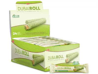 Dubai Roll ostya szelet 18g Pisztácia krémes Elvan
