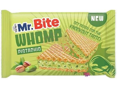 Mr.Bite Whomp ostyaszelet 20g Pisztáciás