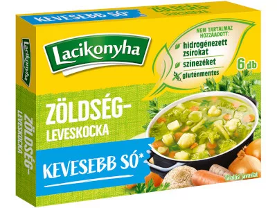 Lacikonyha kocka 60g Zöldségleves
