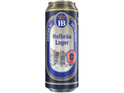 Hofbräu München Lager doboz 0,5L DRS