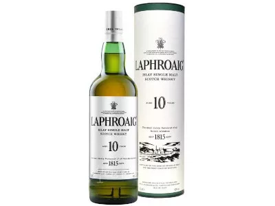 Laphroaig Islay Malt whiskey 10 éves DD. 40% 0,7L  - KIÁRUSÍTÁS
