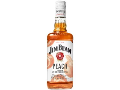 Jim Beam Bourbon Whiskey Peach 0,7L 32,5% DRS