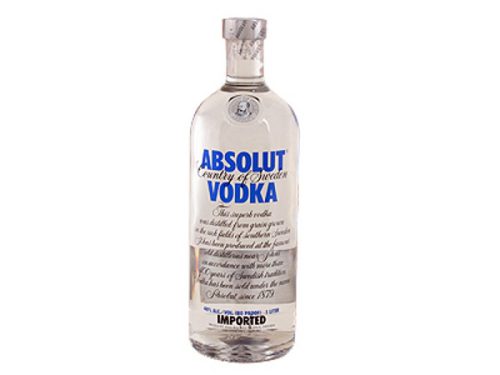 Absolut Blue Vodka 40% 0,5l DRS