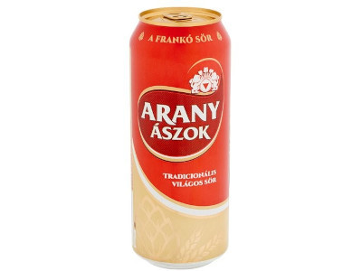 Aranyászok 0,5L doboz DRS