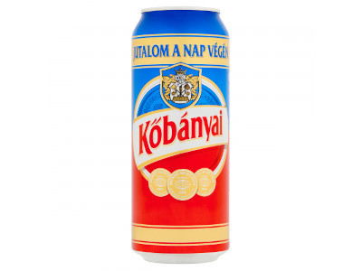 Kőbányai 0,5L doboz DRS