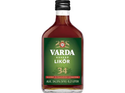 Várda Keserű likőr 0,2L 34% DRS