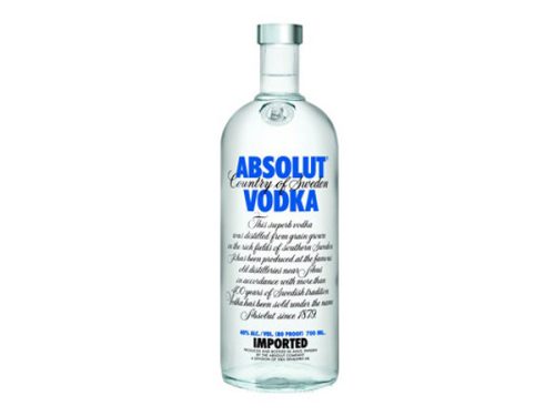 Absolut Blue Vodka 40% 1L DRS
