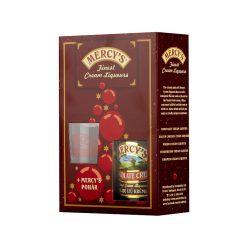   Mercys Csokoládé ízű 0,7L 15% krémlikőr DD+Pohár - KIÁRUSÍTÁS