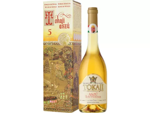 Grand Tokaj Díszdobozos Tokaji Aszú 5 puttonyos édes 0,5L DRS