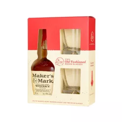   Makers Mark Bourbon Whisky 0,7L 45% + 2db pohár DD - KIÁRUSÍTÁS