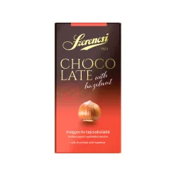 Szerencsi tábás Tej 90g Törökmogyoró darabokkal