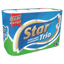 Star Trio WC papír 24 tekercs 3 réteg