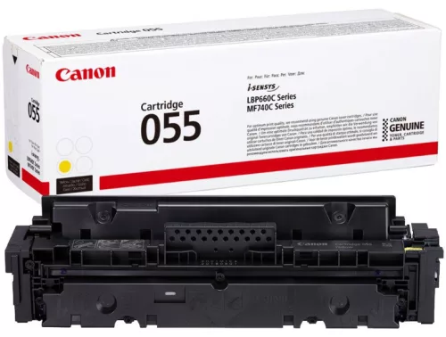 Canon CRG055 Toner Yellow 2.100 oldal kapacitás