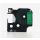 Utángyártott DYMO D1 45019 12mm x 7 m zöld-fekete S0720590