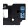 Utángyártott DYMO D1 45806 19mm x 7m fekete-kék #S0720860