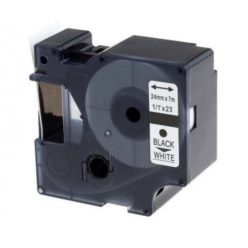   Utángyártott DYMO D1 D53713 24mm x 7m fehér-fekete #S0720930