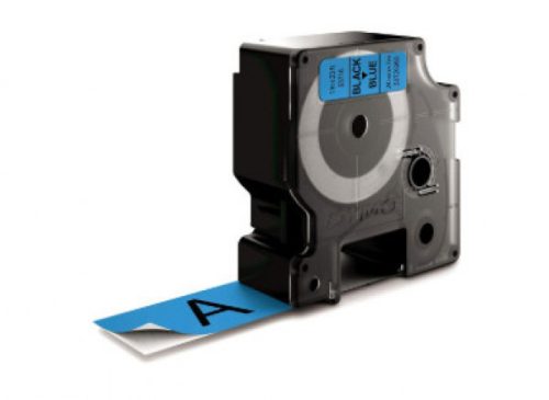 Utángyártott DYMO D1 D53716 24mm x 7m kék-fekete #S0720960