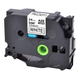   Utángyártott BROTHER TZeFX151 szalagkazetta 24 mm x 8 m flexi átlátszó alapon fekete nyomtatás