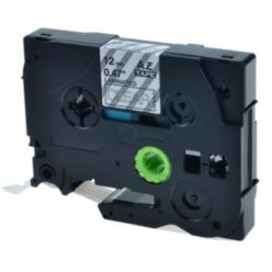   Utángyártott BROTHER TZe135 szalagkazetta 12mm x8m átlátszó alapon fehér felirat