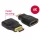 DeLock Adapter High Speed HDMI with Ethernet – HDMI Mini-C male > HDMI-A female 4K Black