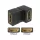 DeLock Adapter HDMI female > HDMI female 90° down