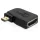 DeLock Adapter High Speed HDMI with Ethernet - micro D male > A female angled sideways