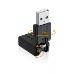 DeLock Rotation adapter USB 2.0-A male > female