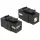 DeLock Keystone module USB 2.0 A female > USB 2.0 B female Black