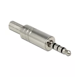 DeLock Stereo plug 3.5 mm stereo with bend protection