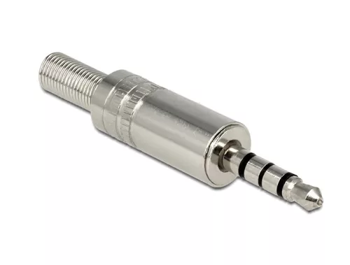 DeLock Stereo plug 3.5 mm stereo with bend protection