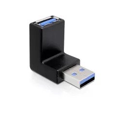 DeLock Adapter USB 3.0 male-female angled 270° vertical