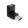DeLock Adapter USB 3.0 male-female angled 270° vertical