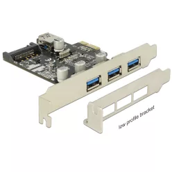   DeLock PCI Express Card > 3x external + 1x internal USB 3.0 Type-A female