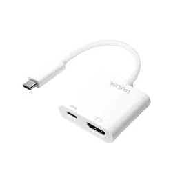 Logilink USB-C 3.1 to HDMI adapter with PD White