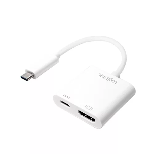 Logilink USB-C 3.1 to HDMI adapter with PD White