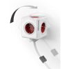 Allocacoc PowerCube Extended 3m White/Red