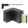 DeLock Displayport 1.1 male > Displayport female angled down Adapter Black