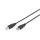 Assmann USB2.0 connection cable type A - B M/M 1,8m Black