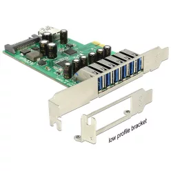   DeLock PCI Express Card > 6x external + 1x internal USB 3.0