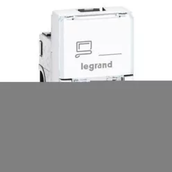   Legrand Program Mosaic LCS2 RJ45 aljzat Cat 6 UTP 1 modul White