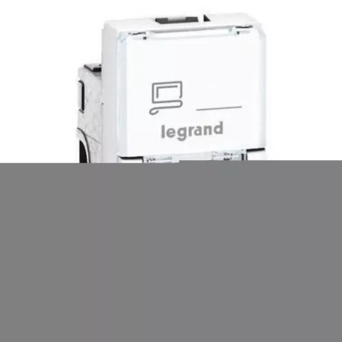 Legrand Program Mosaic LCS2 RJ45 aljzat Cat 6 UTP 1 modul White