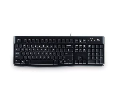Logitech K120 USB billentyűzet Black DE OEM