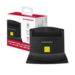   AXAGON CRE-SM2 USB Smart Card ID Card Reader & SD/microSD/SIM Card Reader