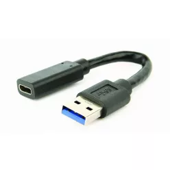   Gembird A-USB3-AMCF-01 USB 3.1 AM to Type-C female adapter cable 10cm Black