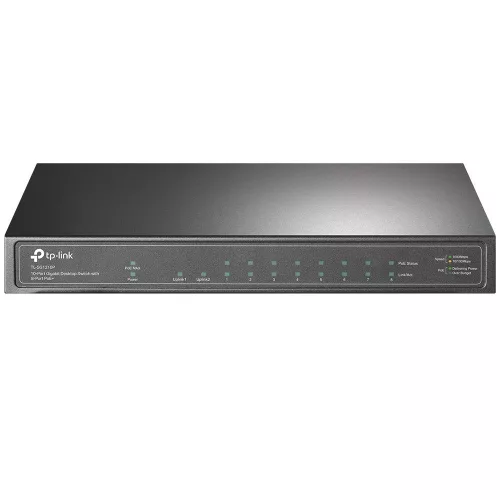TP-Link TL-SG1210P 10-Port Gigabit Desktop Switch with 8-Port PoE+